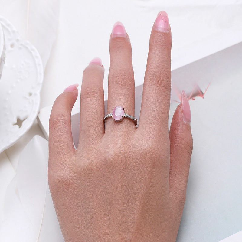 Anillo Ópalo Geométrico