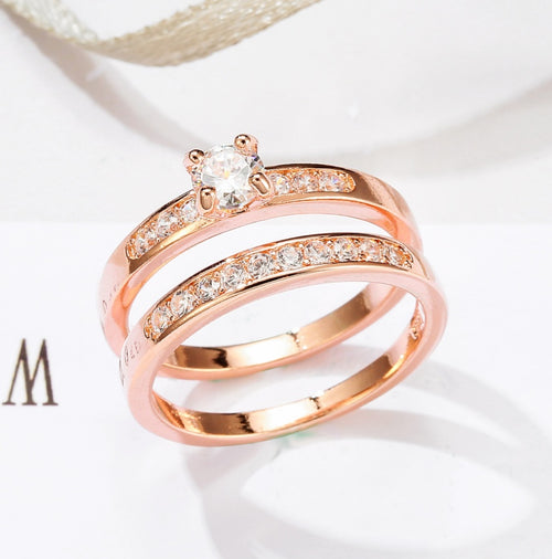 Anillo Oro Rosa
