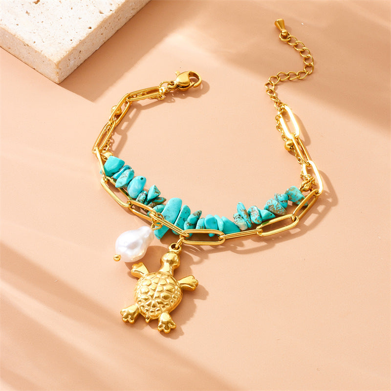 Pulsera Perla Marina