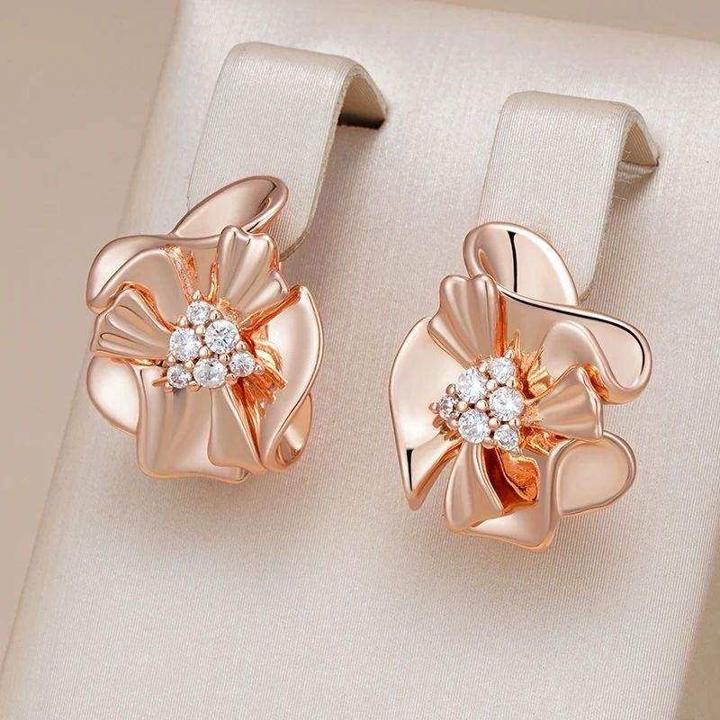Pendientes Rosa Oro