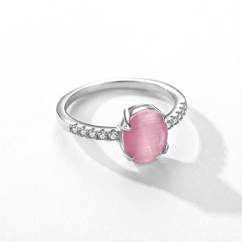 Anillo Ópalo Geométrico