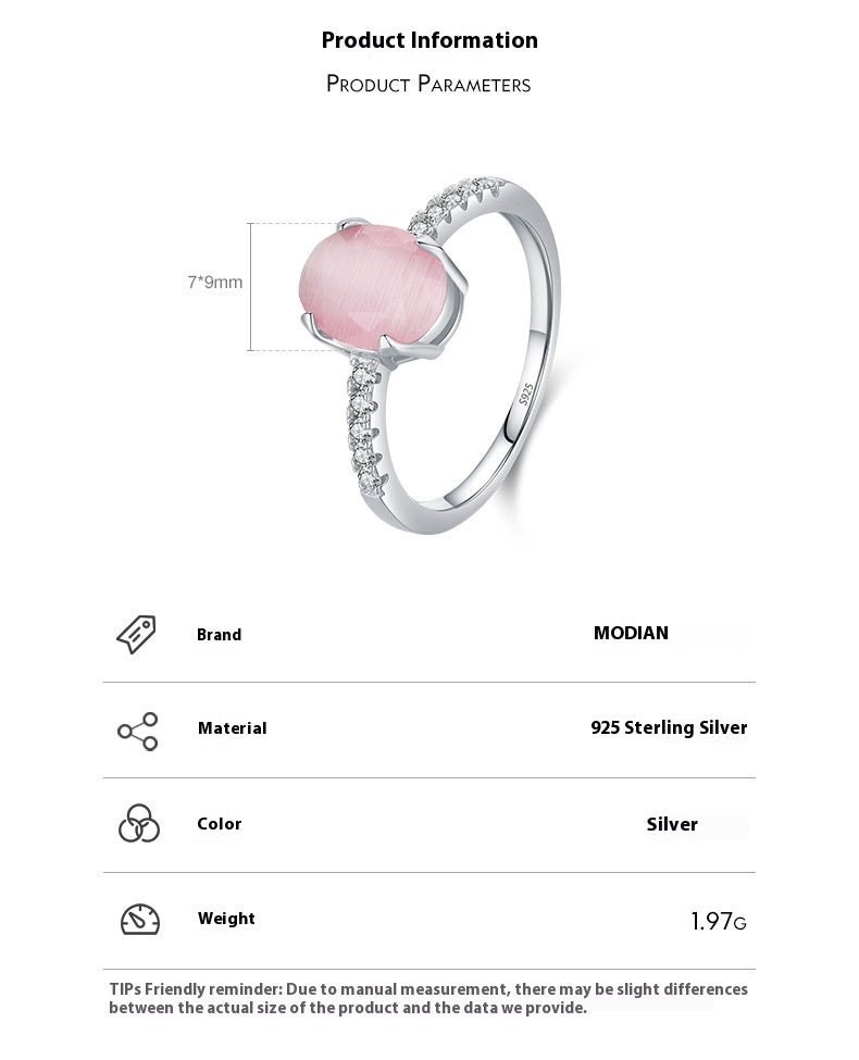 Anillo Ópalo Geométrico