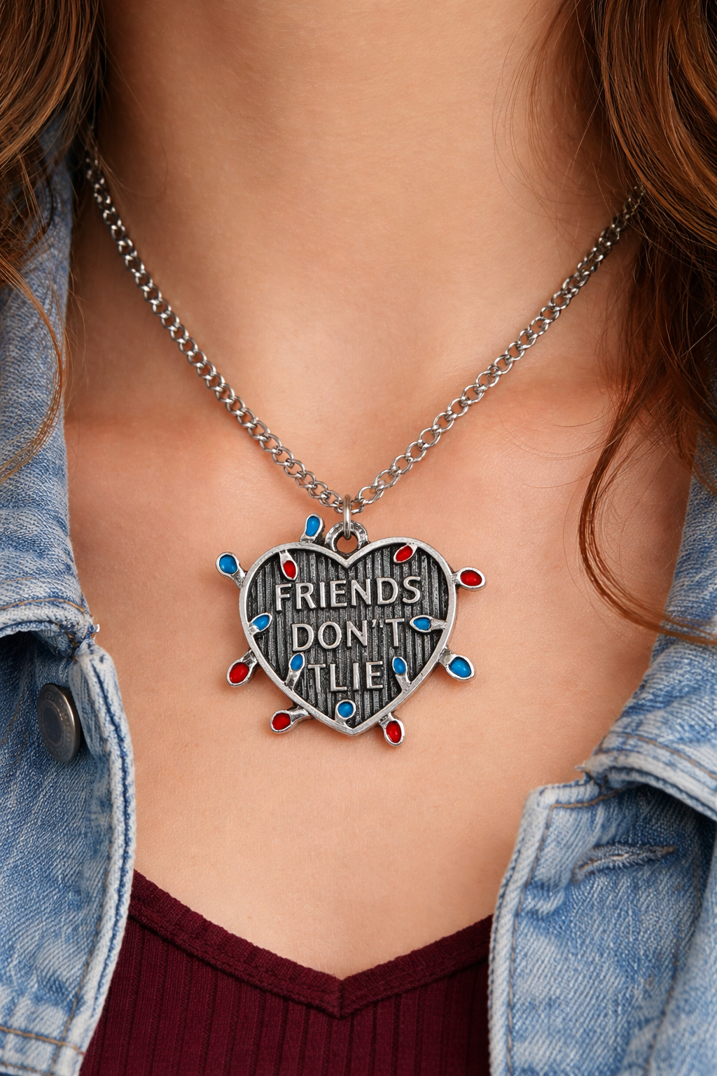 Collar Corazón Friends Don´t Lie