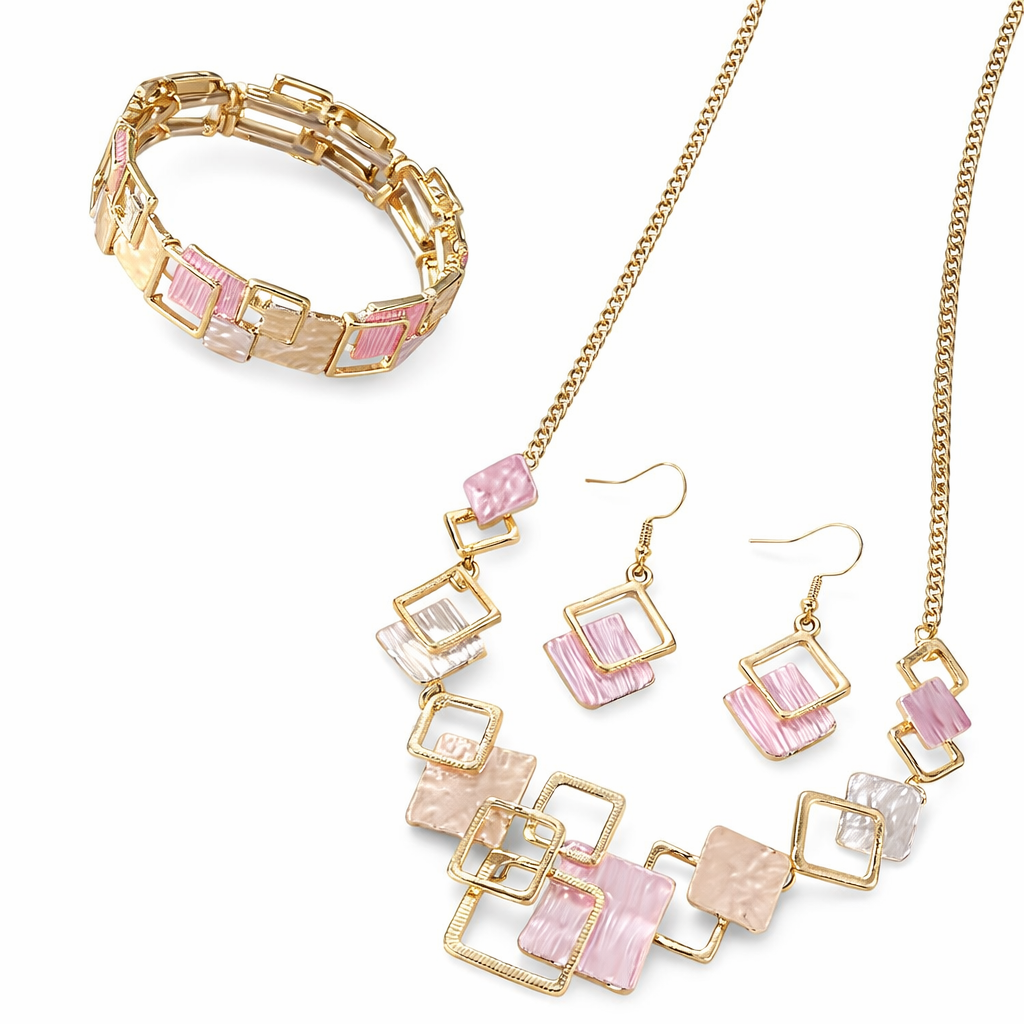 Conjunto Geométrico Rosa