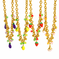 Collar Frutas Dorado